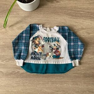 Vintage 90s Mickey football crewneck